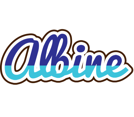 Albine raining logo