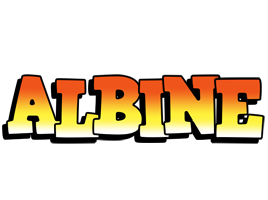 Albine sunset logo