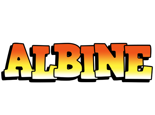 Albine sunset logo