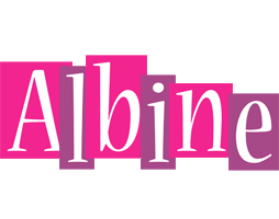 Albine whine logo