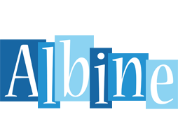 Albine winter logo