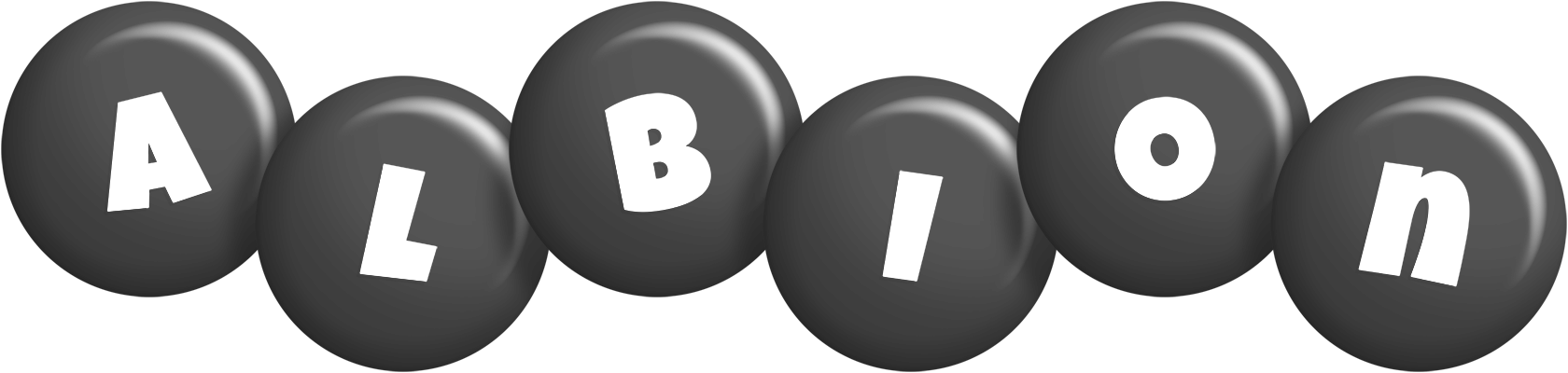 Albion candy-black logo