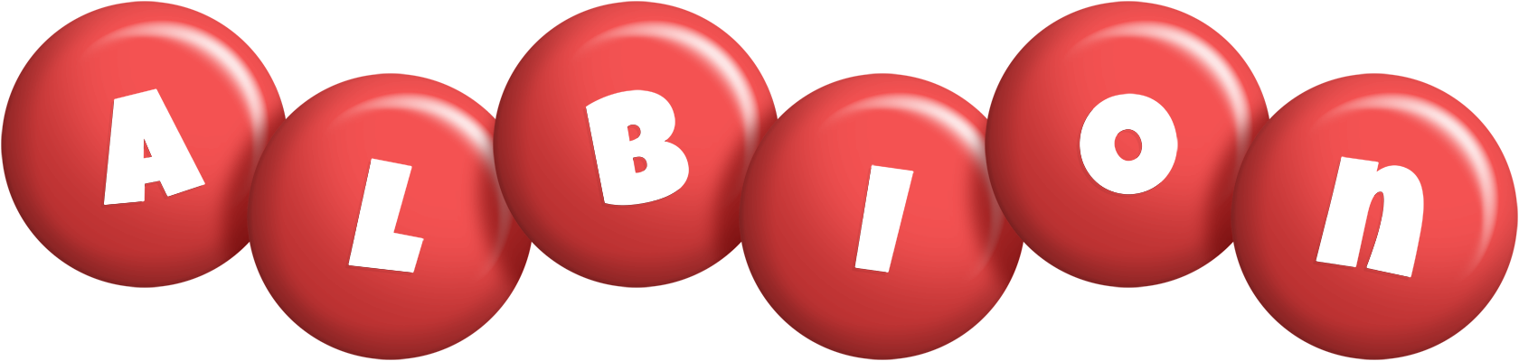 Albion candy-red logo