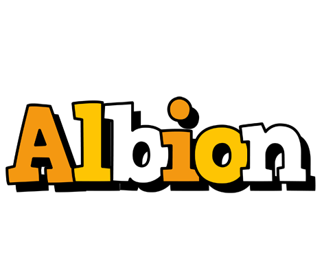 Albion cartoon logo