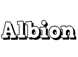 Albion snowing logo