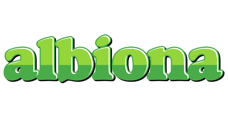 Albiona apple logo