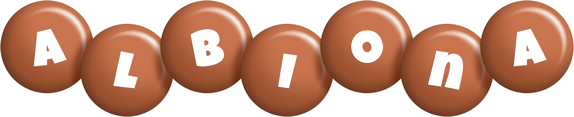 Albiona candy-brown logo