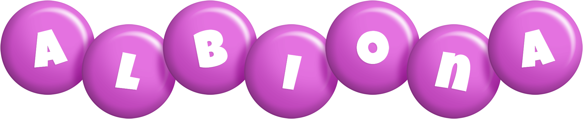 Albiona candy-purple logo