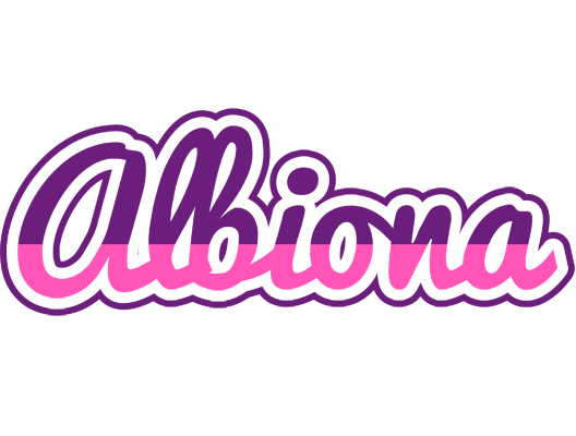 Albiona cheerful logo