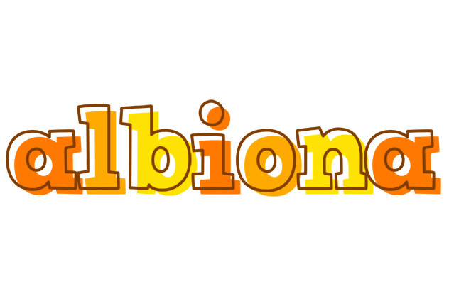 Albiona desert logo