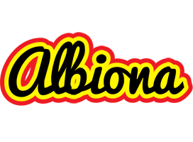 Albiona flaming logo