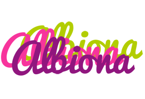 Albiona flowers logo