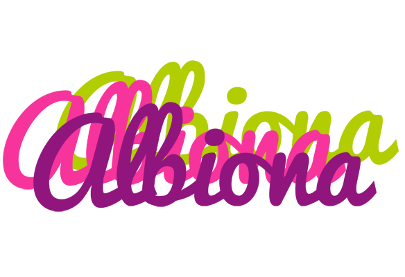 Albiona flowers logo