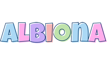 Albiona pastel logo