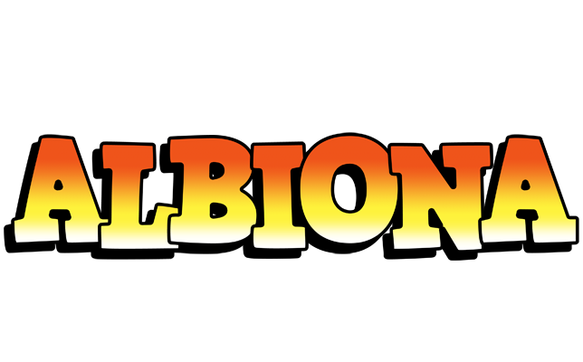 Albiona sunset logo