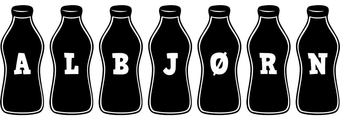 Albjørn bottle logo