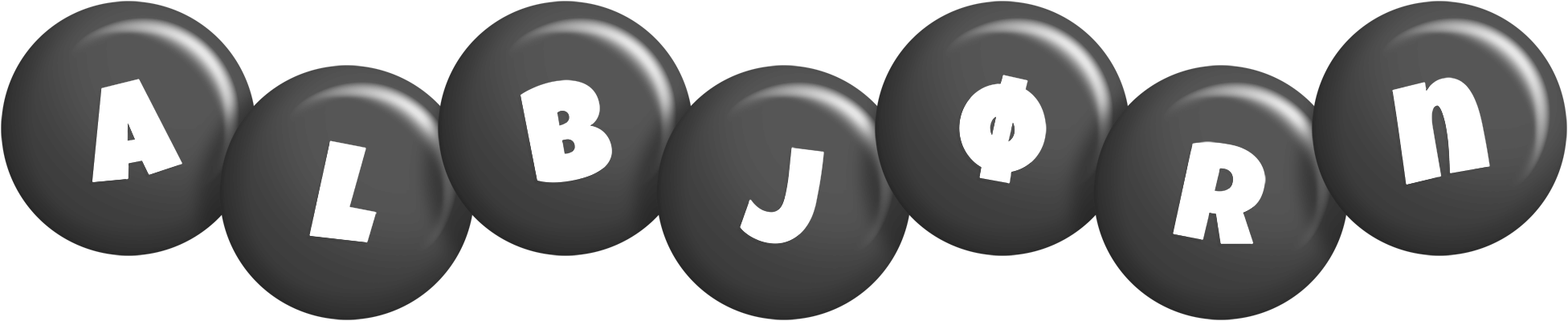 Albjørn candy-black logo