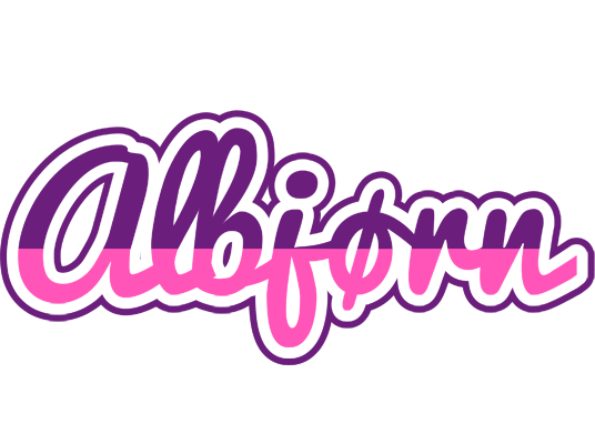 Albjørn cheerful logo