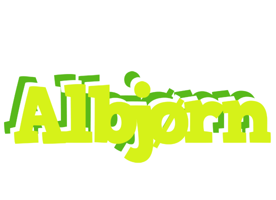 Albjørn citrus logo