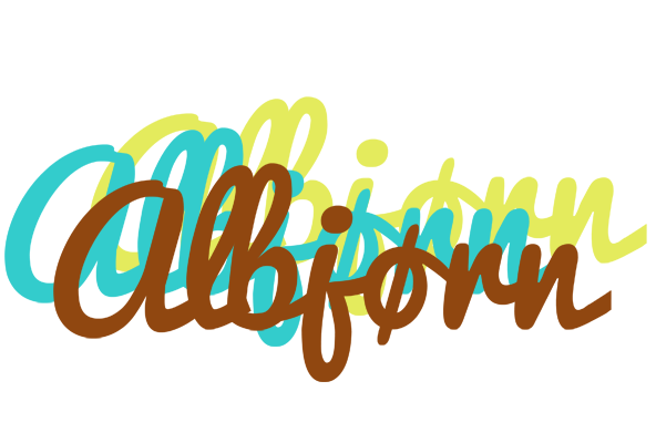 Albjørn cupcake logo