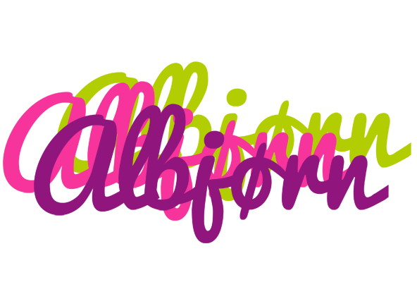 Albjørn flowers logo