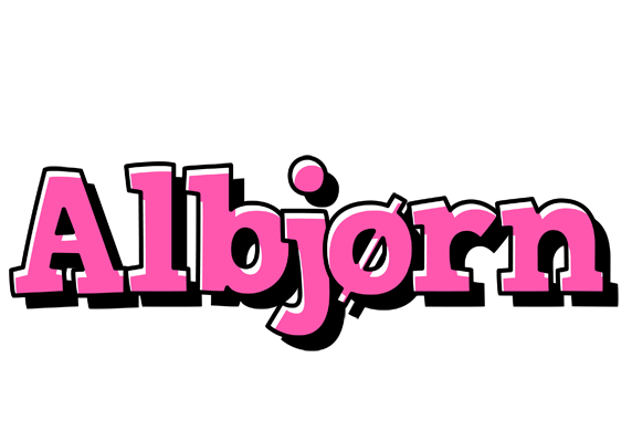 Albjørn girlish logo