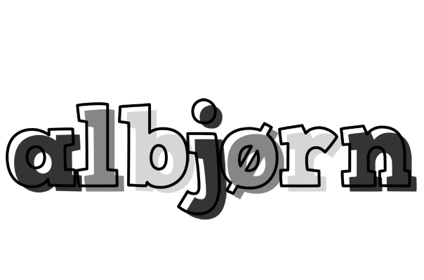 Albjørn night logo