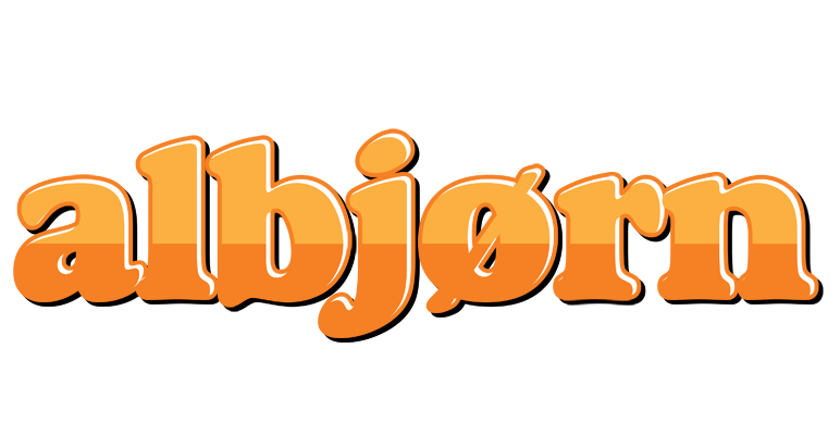 Albjørn orange logo