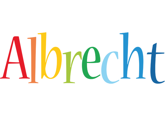 Albrecht birthday logo