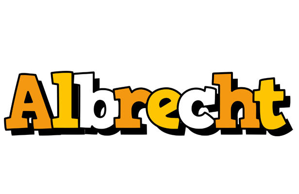 Albrecht cartoon logo