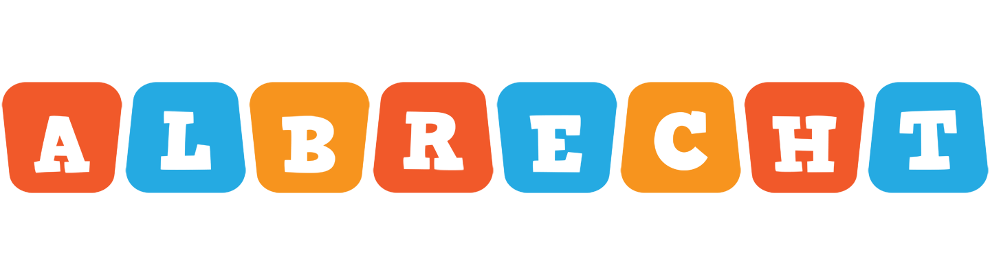 Albrecht comics logo