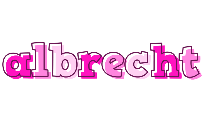 Albrecht hello logo
