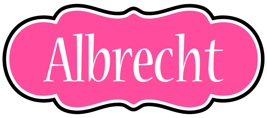 Albrecht invitation logo