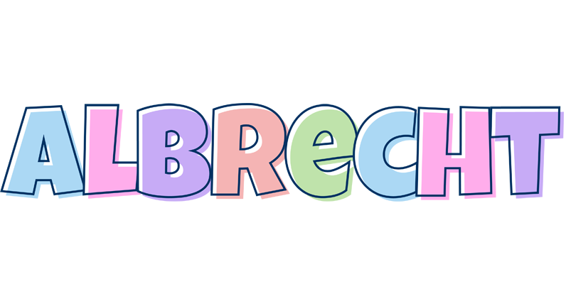 Albrecht pastel logo