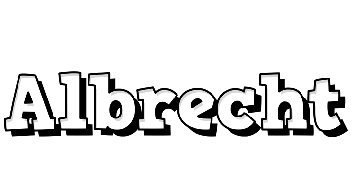 Albrecht snowing logo