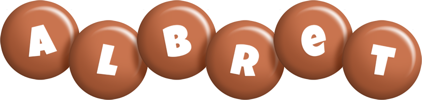 Albret candy-brown logo