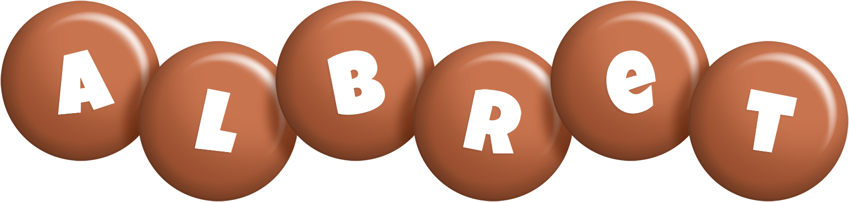 Albret candy-brown logo