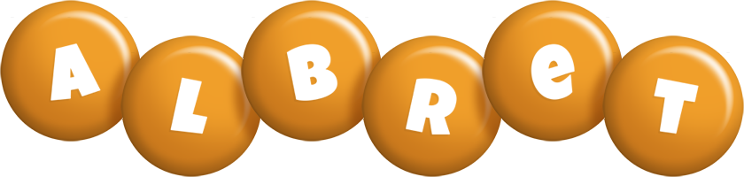 Albret candy-orange logo