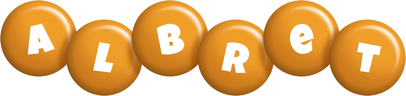 Albret candy-orange logo