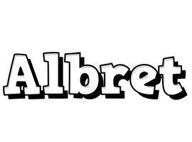 Albret snowing logo