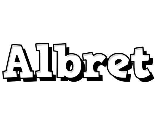 Albret snowing logo