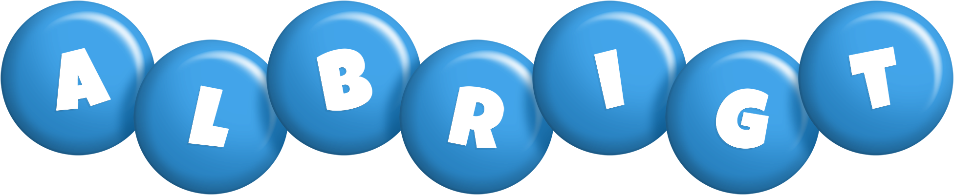 Albrigt candy-blue logo