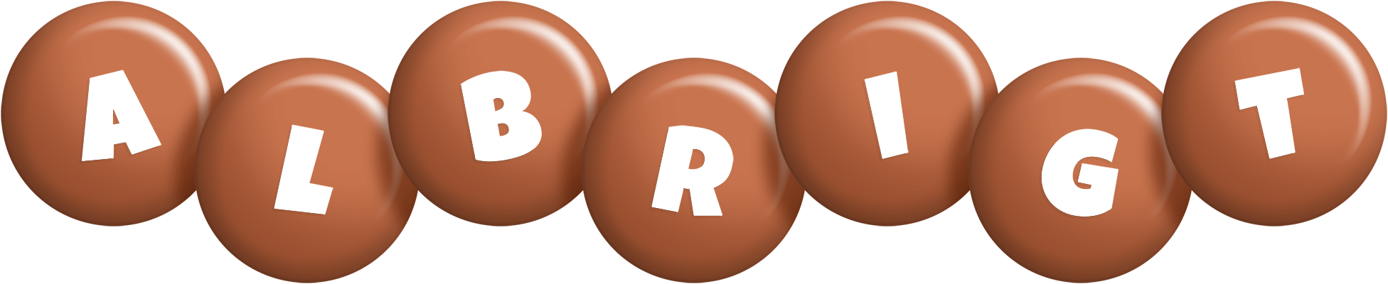 Albrigt candy-brown logo