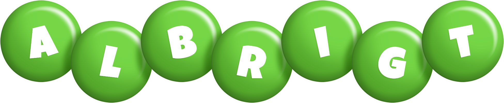 Albrigt candy-green logo