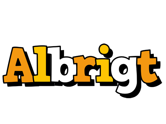 Albrigt cartoon logo