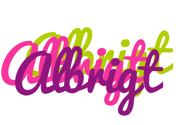 Albrigt flowers logo