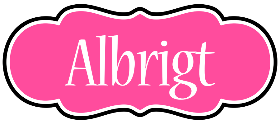 Albrigt invitation logo