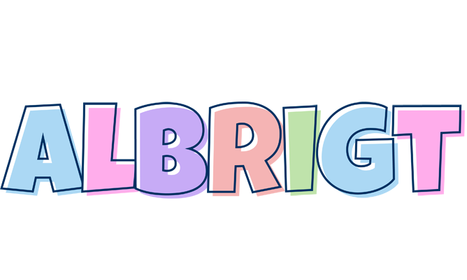 Albrigt pastel logo