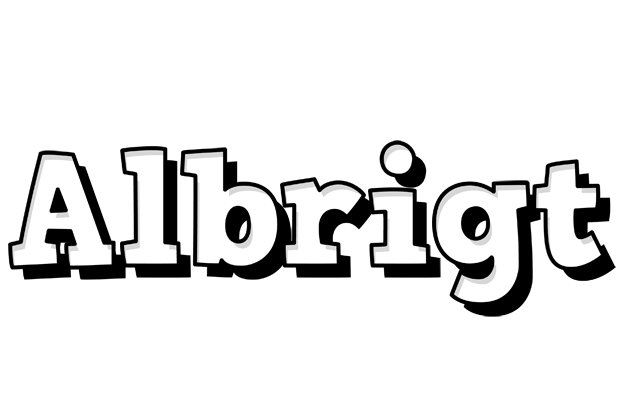 Albrigt snowing logo