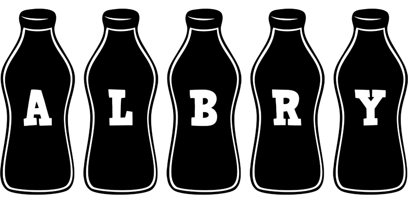 Albry bottle logo